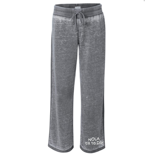 Nola Til Ya Die Distressed Fleece Pant