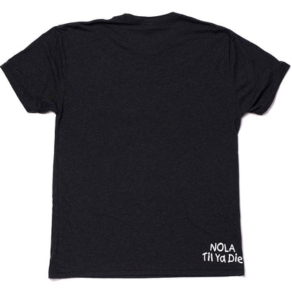 Nola Til Ya Die Skull w/ Instruments Tee