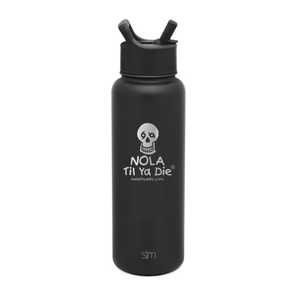 Nola Til Ya Die Water Bottle, 40 oz