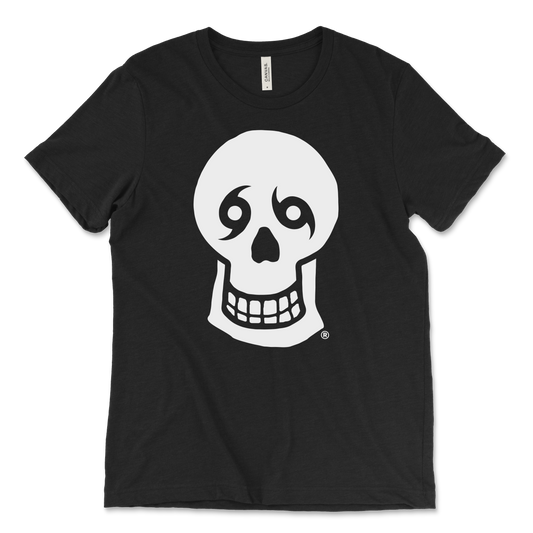 Big Skull Front Back Tee Black