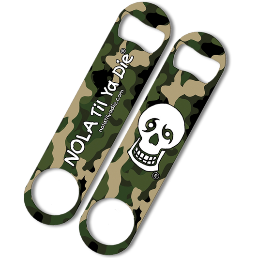 Nola Til Ya Die Bottle Opener, Camo