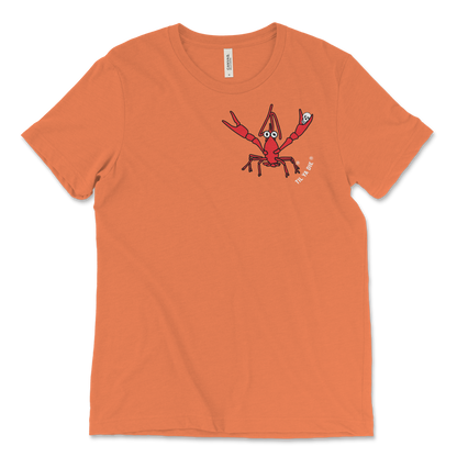 Crawfish Tee, Left Chest