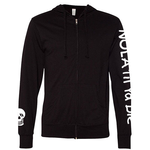 Nola Til Ya Die Lightweight Zip Hoodie