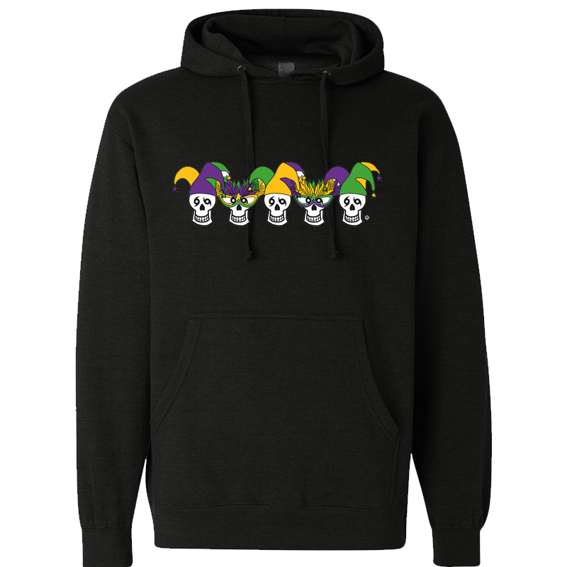 Mardi Gras Krewe Pullover Hoodie