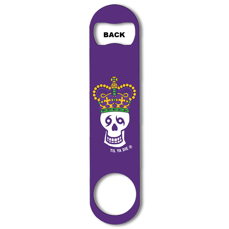 Skull King / Queen Bottle Opener, Mardi Gras