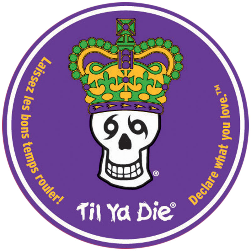 Skull King Crown Sticker