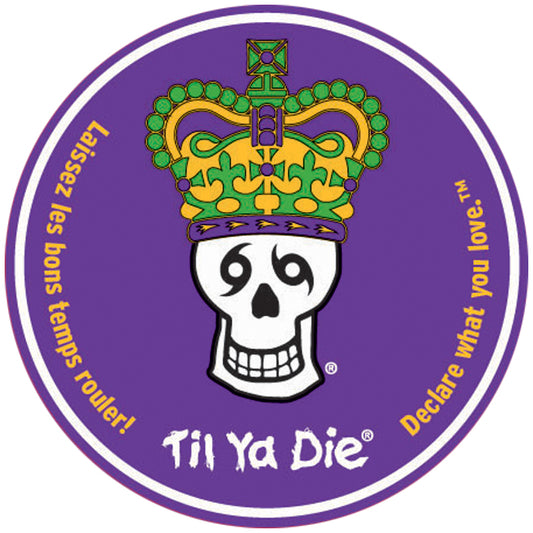 Skull King Crown Sticker