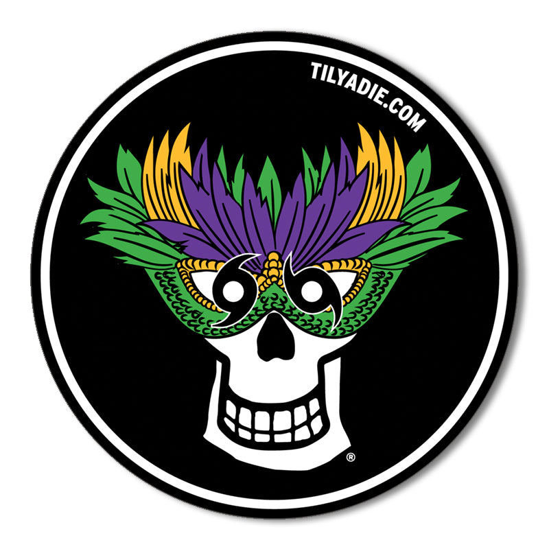 Skull Mask Sticker