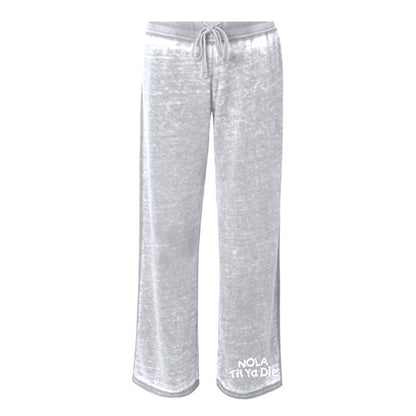 Nola Til Ya Die Distressed Fleece Pant